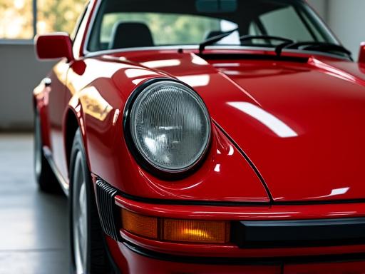 研磨とセラミックコートが施されたポルシェ911